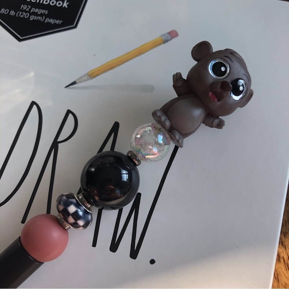 Disney Doorables: The Jungle Book: Baloo handmade beaded pen